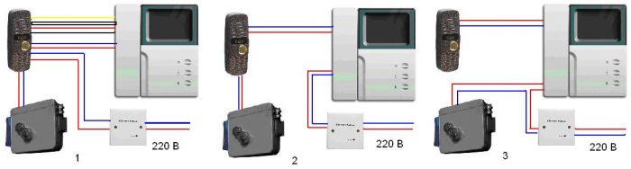 Как подключить видеодомофон: элементы, схемы подключения и монтаж