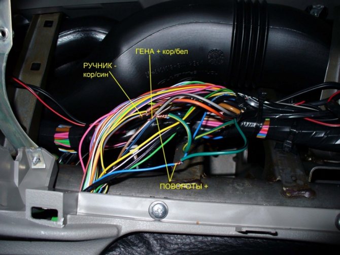 Распространённые точки подключения автомобильной сигнализации (на примере Старлайн)